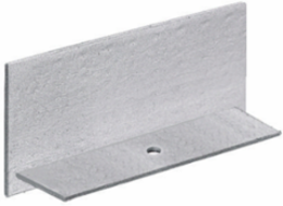 Aluminum Raceway End Cap, 3.750 Inch Width, Blank Style