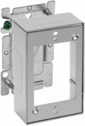 Metal Raceway 1-Gang Box, Standard, Aluminum, 3 Inch Width