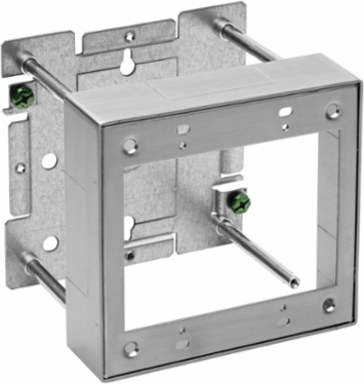Metal Raceway Device Box, 2-Gang, Aluminum, Standard Depth
