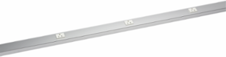 PlugTrak Tamper Resistant Aluminum Raceway, 15A, 5 Ft Length