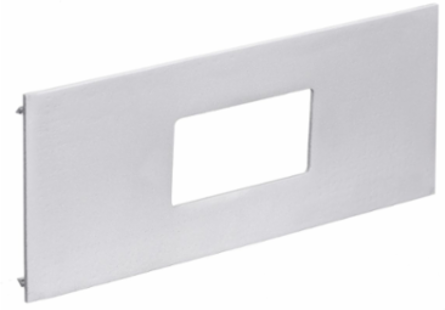 Metal Raceway Plate 1-Gang 3 Inch Aluminum Style Line Opening