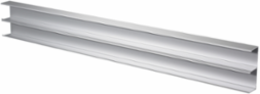 Metal Raceway, 2 Channel, 10 ft Length, Aluminum