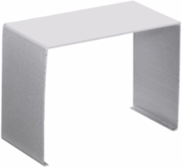 Metal Raceway Cover Clip, 1.500 Inch Width, Aluminum