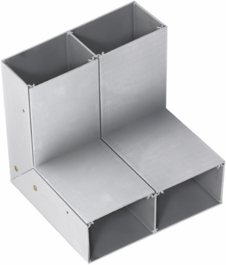 Metal Raceway Inverted Internal Elbow 6.600 Inch Aluminum
