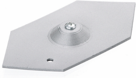 Metal Raceway Grounding Adapter, Aluminum, 2.4 Inch Width