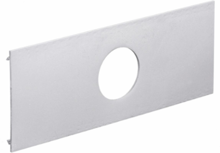 Metal Raceway Cover Plate, 1-Gang, Aluminum, 2.500 Inch Width