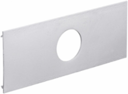 Metal Raceway Cover Plate, 1-Gang, Aluminum, 2.500 Inch Width