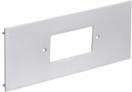 Aluminum Metal Raceway Plate 1-Gang 2.520 Inch Width