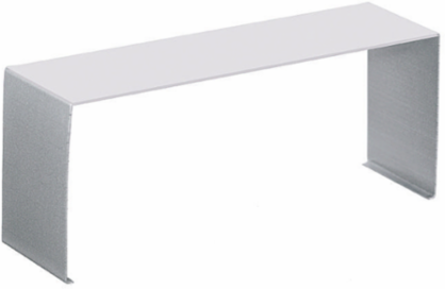 Metal Raceway Cover Clip, Aluminum, 2.34 Inch Width