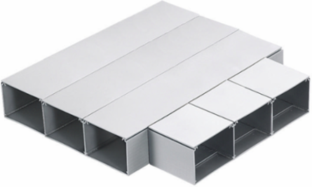 Aluminum Tee Fitting for HBLALU5000/HBLALU7620, 9.4 Inch Width