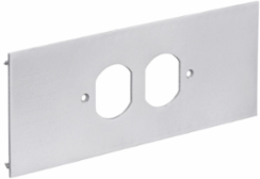 Aluminum Metal Raceway Plate 1-Gang Duplex 5.800x12.600x5.600 Inch