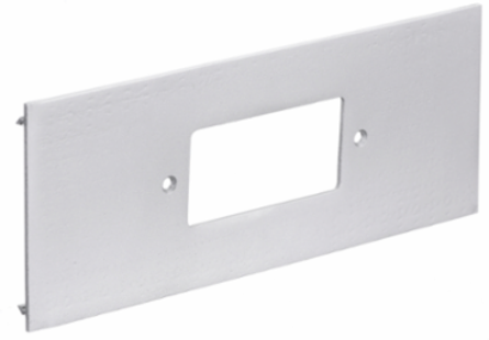 Metal Raceway Plate 1-Gang Aluminum 3.100 Inch Width