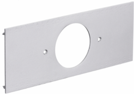 Aluminum Device Plate, 1-Gang, 2.13 Inch Opening, Anodized