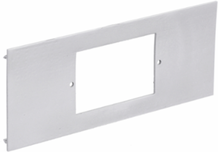 Aluminum Raceway Device Plate, 1-Gang, 3.1 Inch Width, Anodized