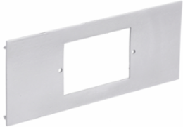 Aluminum Raceway Device Plate, 1-Gang, 3.1 Inch Width, Anodized