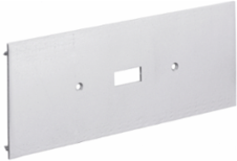 Aluminum Device Plate, 1-Gang Toggle Opening, 3 Inch Width