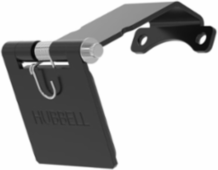 Single Pole Female Angled Black Snap Cover, for 300/400A AC/DC, Single Conductor, Thru-Hole Mounting
