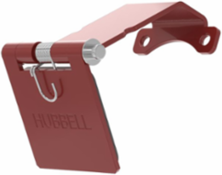 Single Pole Female Angled Brown Snap Cover, for 300/400A AC/DC, Single Conductor, Thru-Hole Mounting