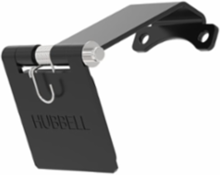 Single Pole Male Angled Black Snap Cover, for 300/400A AC/DC, Single Conductor, Thru-Hole Mounting
