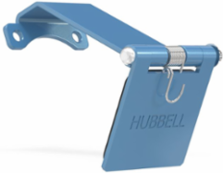 Single Pole Male Angled Blue Snap Cover, for 300/400A AC/DC, Single Conductor, Thru-Hole Mounting