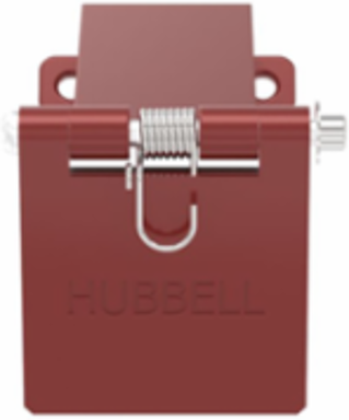 Single Pole Male Angled Brown Snap Cover, for 300/400A AC/DC, Single Conductor, Thru-Hole Mounting