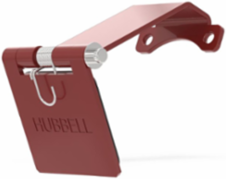 Single Pole Male Angled Brown Snap Cover, for 300/400A AC/DC, Single Conductor, Thru-Hole Mounting