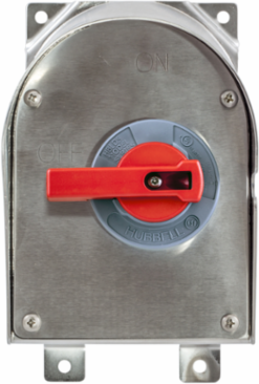 Disconnect Switch 100A NEMA 4X, IP69k, Sloped Top, Stainless Steel