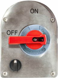 Stainless Steel Sloped Disconnect Switch, 100A Jog, 10.5 Inch Width