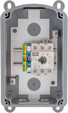 Industrial Grade Motor Disconnect 3 Pole 30A 600V AC IP69k NEMA Type 4X