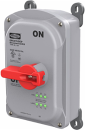 Industrial Motor Disconnect Switch, 3 Pole, 30A 600V AC, IP69k, NEMA Type 4X