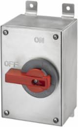 Industrial Disconnect Switch, 30A 600V AC, 3 Phase, Stainless Steel