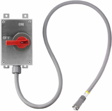 Disconnect Switch 30A 600V AC NEMA 4X Stainless Steel, 8.5 In x 6 In x 4.12 In