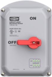 Industrial Grade 60A Motor Disconnect Switch with LED Indicators