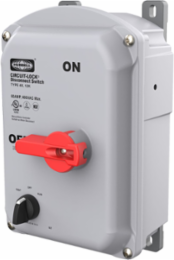Industrial Motor Disconnect Switch, 3 Pole, 60A, 600V AC, IP69k, NEMA Type 4X
