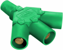 Heavy Duty Tri-Tap Single Pole Device, 400A 600V AC/DC, Green