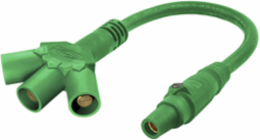 Single Pole Products, 3-Way Adapter, Soft, Reversed Service, Green