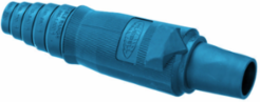 Heavy Duty Female Plug Body, 400A, 600V AC/DC, Industrial Grade, Blue