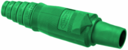 Industrial Grade Female Plug Body for 400A, 600V AC/DC, 1.9 Inch Width, Green