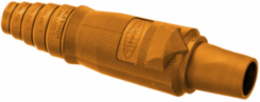 Female Plug Body, 400A/600V AC/DC, Industrial Grade, Orange