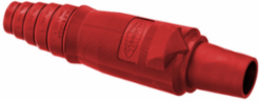 Replacement Female Plug Body for 400A 600V AC/DC, Industrial Grade, Red