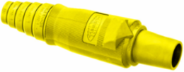 Industrial Grade Female Plug Body for 400A 600V AC/DC, Size 1.8 Inch, Yellow