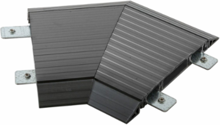 FloorTrak PRO 45 Degree Track, 6.400 Inch Width, Dark Gray