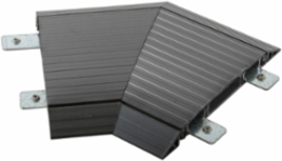 FloorTrak PRO 45 Degree Track, 6.400 Inch Width, Dark Gray