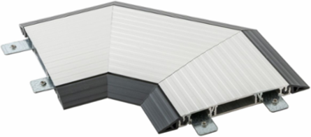 FloorTrak PRO 90 Degree Aluminum Track, 6.4 Inch Width, Three Channel