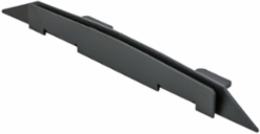 FloorTrak PRO End Fitting Closed End 6 Inch Dark Gray