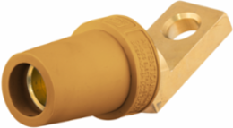 Single Pole Device 400A Amperage Rating, Angled Female, Orange