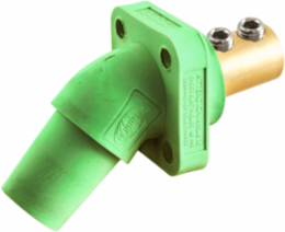 Single Pole Angled Receptacle 300/400A, Double Set Screw Female, 2.3 Inch