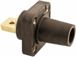 Heavy Duty Female Bus Receptacle 400A 600V AC/DC, 1-Pole, Brown
