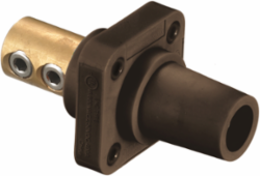 Industrial Grade Female Receptacle 400A 600V AC/DC, 1-Pole, Set Screw