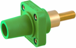 Heavy Duty Products, Single Pole Devices, Industrial Grade, Female Receptacle, 300/400A 600V AC/DC, SingleConductor, Extra Long Stud, Green
